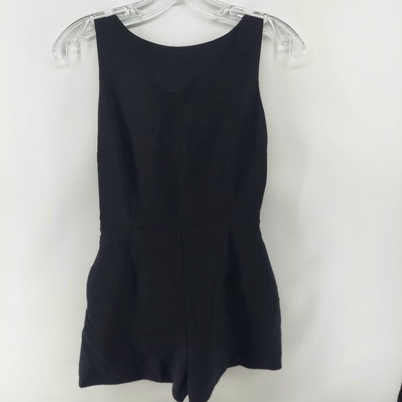 women romper shorts size small black - Picture 1 of 8